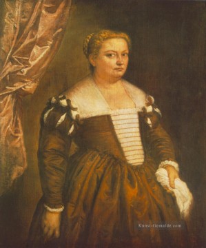  frau - Bildnis einer Frau Venezia Renaissance Paolo Veronese